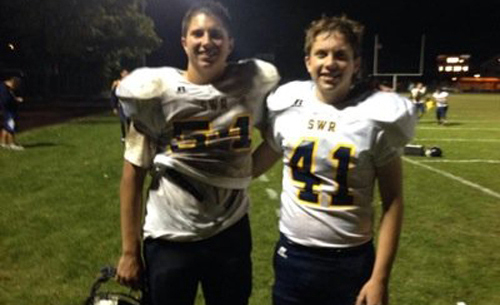 Tom Cutinella, left, in his Twitter profile picture. (Credit: Twitter)