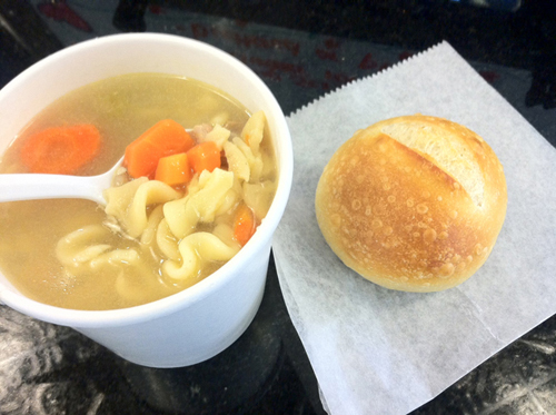 Blue Duck Bakery's chicken soup.