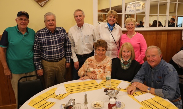 Jerry Goehringer (standing from left), John Dunleavy, Bob Lehmann, Astrid Lehmann and Barbara Goehringer with (seated from left) Marie Dunleavy, Linda Hulse and Paul Leszczynski.