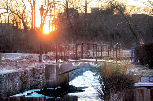 The east dam in Grangebel Park (BARBARAELLEN KOCH FILE PHOTO)