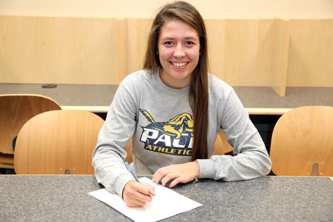 Riverhead senior Amanda Dickerson will play lacrosse at Pace University next year. (Credit: Riverhead School District)