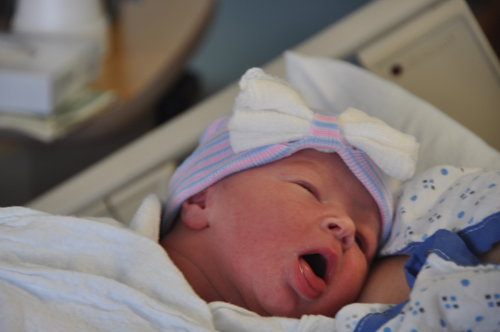 Harper Emmeline Sayer was born on Friday morning at 8:45 a.m. (Photo courtesy PBMC)