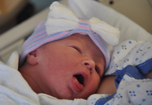 Harper Emmeline Sayer was born on Friday morning at 8:45 a.m. (Photo courtesy PBMC)