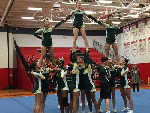Bishop McGann-Mercy cheerleaders 012817