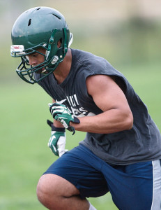 GARRET MEADE PHOTO | Luis Cintron said a tougher schedule puts greater pressure on Bishop McGann-Mercy, but it's nothing the Monarchs can't handle.