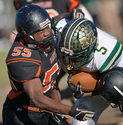 Bishop McGann-Mercy football player Reggie Archer