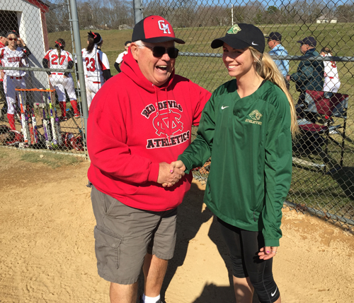 Bishop McGann-Mercy softball coach Jackie Zilnicki 041516