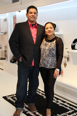CARRIE MILLER PHOTO | Chic Creations owners Felix and Wendy Martinez opened their new store Saturday.