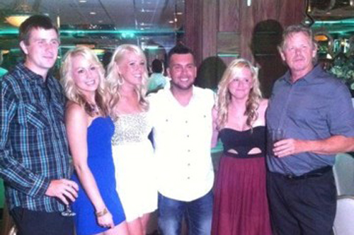 Ciro Stellges with his four children and a son-in-law. (Credit: Stellges family)