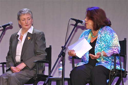 BARBARAELLEN KOCH PHOTO | (L-R) Ann Cotten-DeGrasse and Angela Devito.