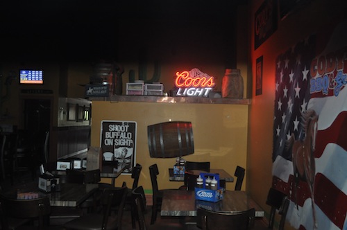 Cody’s BBQ and Grill was lifeless Friday afternoon. (Cyndi Murray photo)
