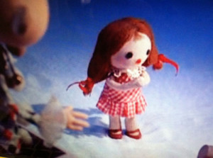 Dolly prays for Santa.
