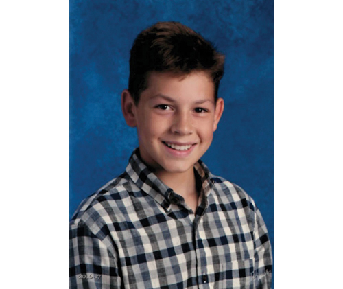 Nick Donnelly pictured in a yearbook photo.