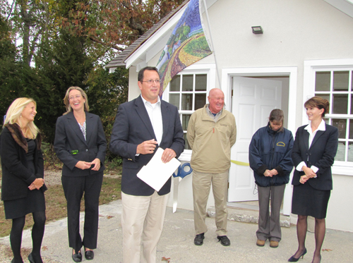 Ribbon cutting at Big Duck Park Southampton Town, Flanders, Big Duck