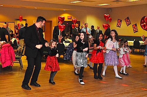CYNDI MURRAY PHOTO |Line dancing was all the rage Saturday night.