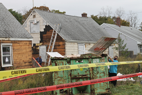 Horton Avenue demolitions begin