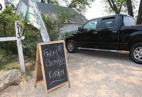 The entrance to Farm Country Kitchen in Riverhead. (Barbaraellen Koch)