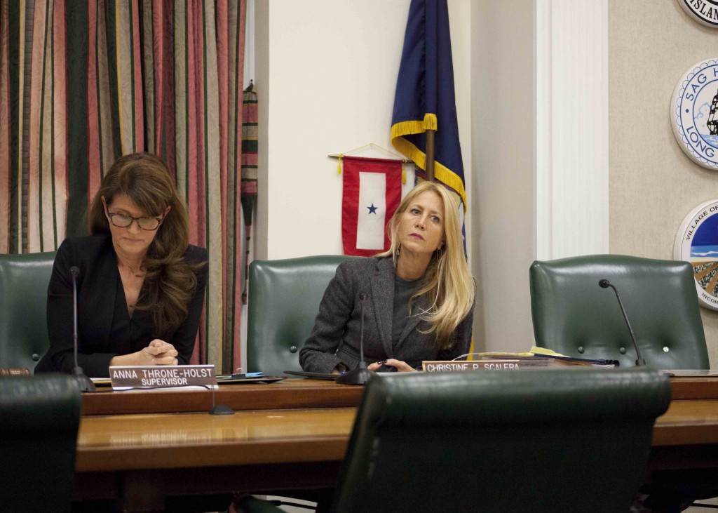 Councilman Brad Bender's seat (far right) was left vacant all night after he resigned and plead guilty to drug charges Tuesday morning. (Credit: Chris Lisinski)
