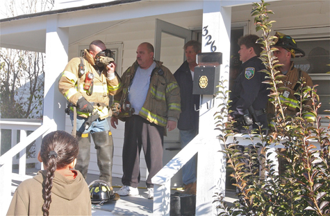 Fire in Riverhead, Maple Avenue