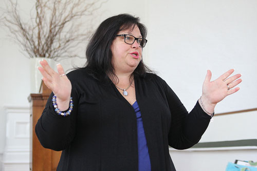 JENNIFER GUSTAVSON FILE PHOTO | Georgette Keller, president of the Jamesport Civic Association and a leader of 'Save Main Road.' Jamesport-South Jamesport, Save Main Road, Georgette Keller, People of the Year