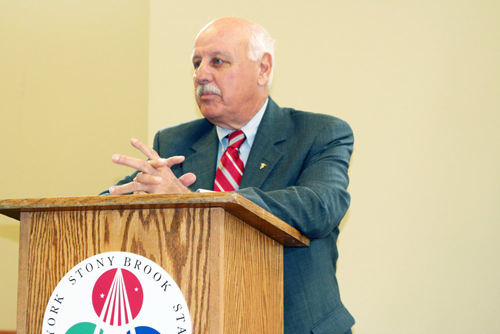 JENNIFER GUSTAVSON PHOTO | Senator Ken LaValle at a previous Calverton Business Incubator event.