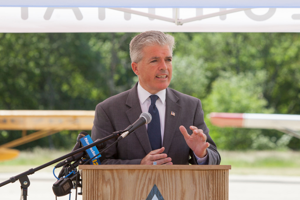 Suffolk County executive Steve Bellone. (Credit: Katharine Schroeder)