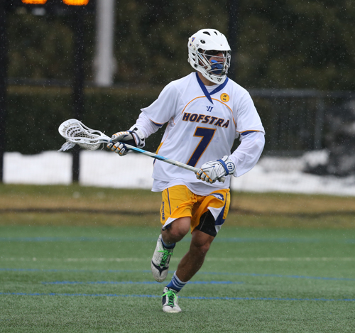Shoreham-Wading River graduate Mike Malave. (Credit: Zack Lane/Hofstra University)