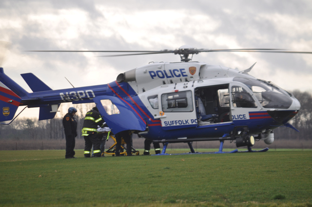One person in the crash required a medevac. (Credit: Joe Werkmeister)