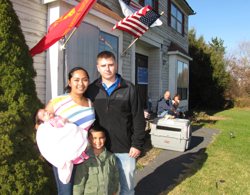 Marine_homecoming in Calverton Marine, Army, Afghanistan, Calverton