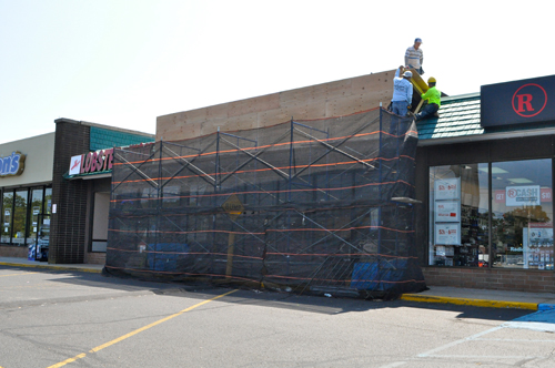 Moe's Southwest Grill is moving into the storefront formerly occupied by Ground Round, pictured, Sept. 18. (Rachel Young photo)