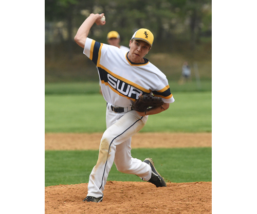Shoreham-Wading River senior Chris Moran will take the mound against Harborfields Friday. (Credit: Robert O'Rourk)