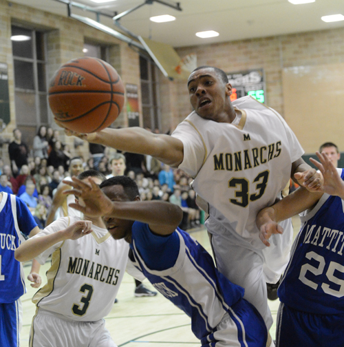 ROBERT O'ROURK PHOTO | McGann-Mercy junior Nykel Reese scored a team-high 16 points Friday night.