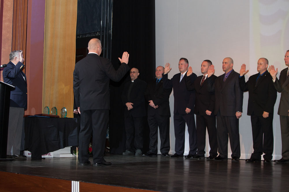 The swearing in. (Credit: Katharine Schroeder)