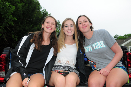 Katelyn Daneski, Emily Densieski and Jocelyn Daneski, all of Riverhead.