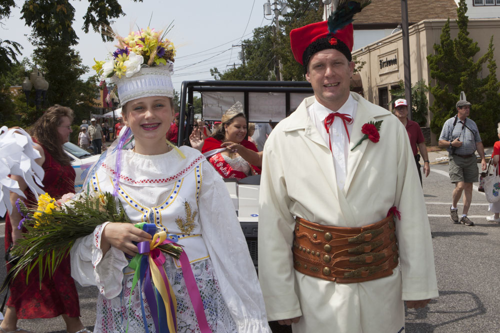The bride and groom: Jocelyn Podlas and Gene Senendlewski. (Credit: Katharine Schroeder)