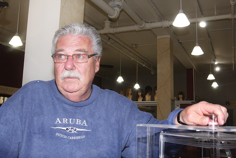 Robert James Salon owner Ray Pickersgill in his downtown shop. (Credit: Barbaraellen Koch, file)
