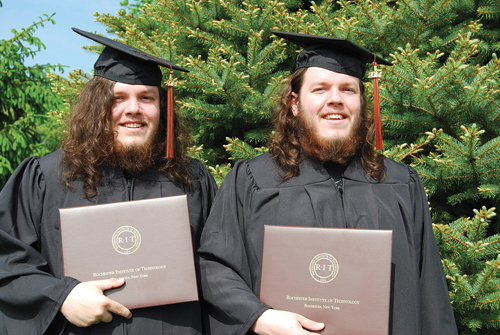 Brothers Colin and Ryan Videlock.