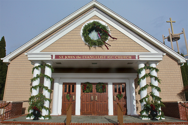St. John the Evangelist Church in Riverhead. (Credit: Barbaraellen Koch)