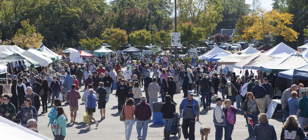 The view of the Riverhead Country Fair two weeks ago. (Credit: Katharine Schroeder)