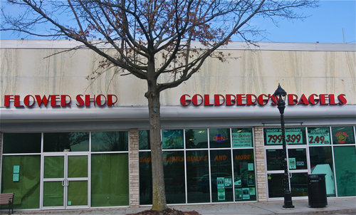 The Riverhead Flower Shop will move into the former Woolworth building the week after Valentine's Day, owner Peggy Kneski said. (Credit: Barbaraellen Koch)