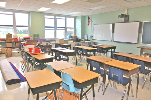 BARBARAELLEN KOCH PHOTO | One of the two new classrooms at Riley Avenue Elementary School.