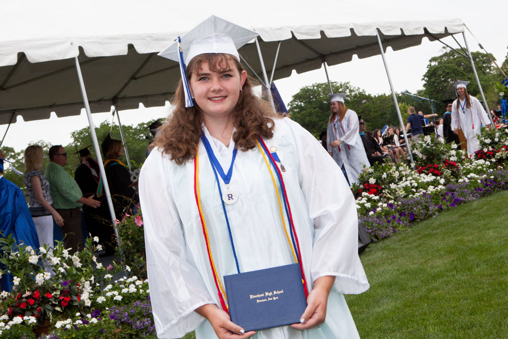 Karla Vanston was honored for having perfect attendance for 13 years.
