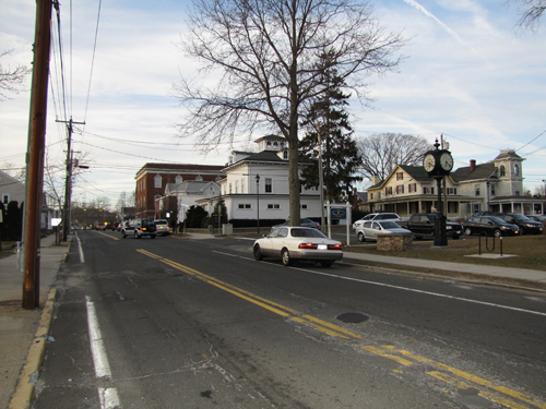 Roanoke Avenue in Riverhead. (Credit: Tim Gannon)