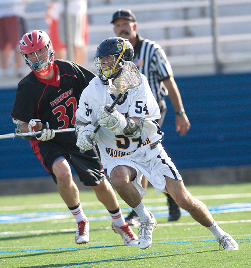 GARRET MEADE PHOTO | Shoreham-Wading River sophomore Ryan Bray scored five goals Saturday.