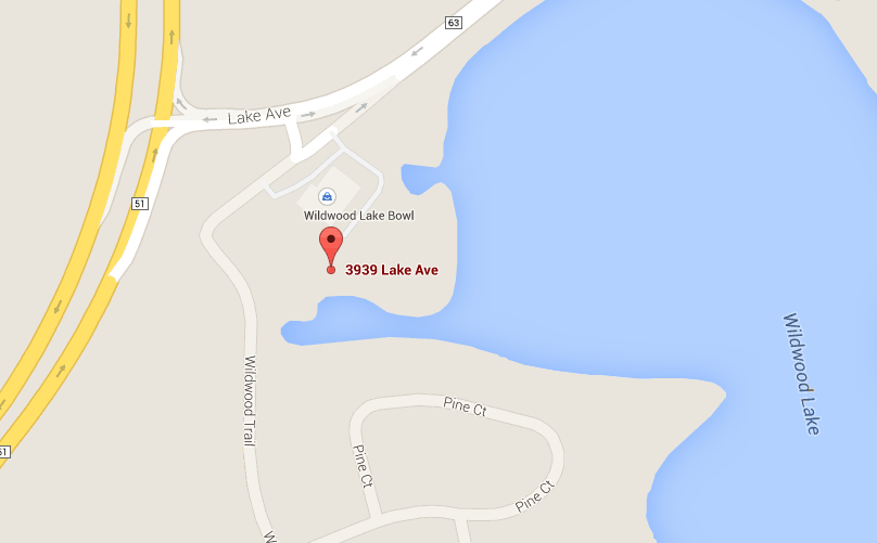 Police say a Wading River man held a gun to a woman's head and attempted to rape her behind Wildwood Bowling Alley. (Credit: Google Maps image)