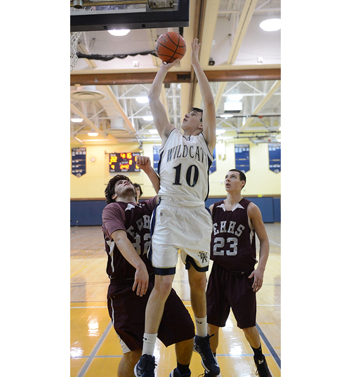 Shoreham-Wading River basketball player Kevin Turano 120313