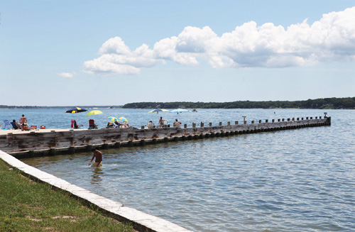 The water bill is designed to clean groundwater and prevent pollution and harmful algal blooms in the bays and Long Island Sound. (Credit: Katharine Schroeder)