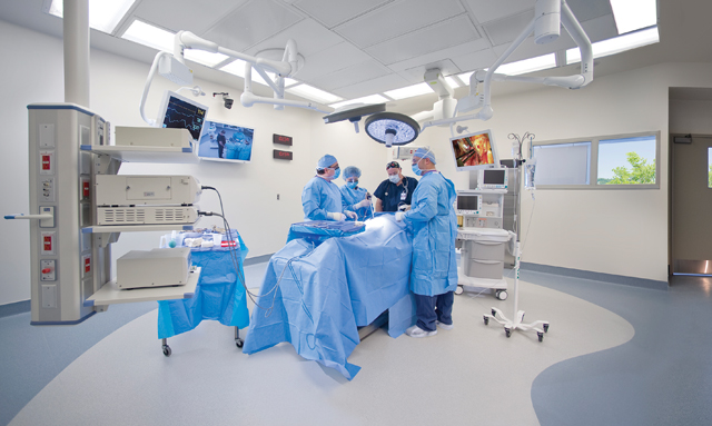 Leaders with PBMC Health note that a decade ago the organization would not have been quite as attractive a candidate to merge with a larger health system. But improvements such as the Kanas Center for Advanced Surgery, a $35 million project completed in 2009, have made it a 'juicy piece of fruit,' according to board member George Summers. (Credit: PBMC)