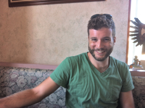 Aquebogue native Mike Giglio has spent the past several years as an international reporter, often sent into war-torn regions to cover the news. (Credit: Tim Gannon)