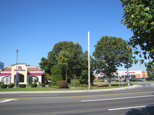 TIM GANNON FILE PHOTO | A two-story restaurant is being proposed for a sliver of land between the Route 58 Taco Bell and Harrison Avenue.